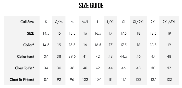 Size Guide