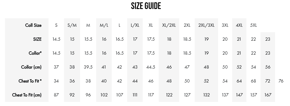 Size Guide