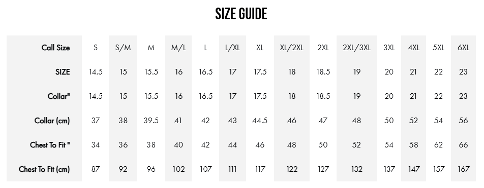 Size Guide