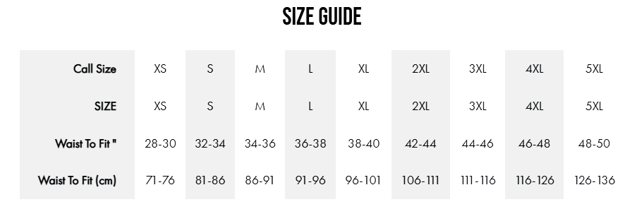 Size Guide