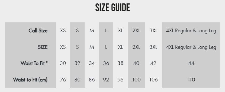 Size Guide