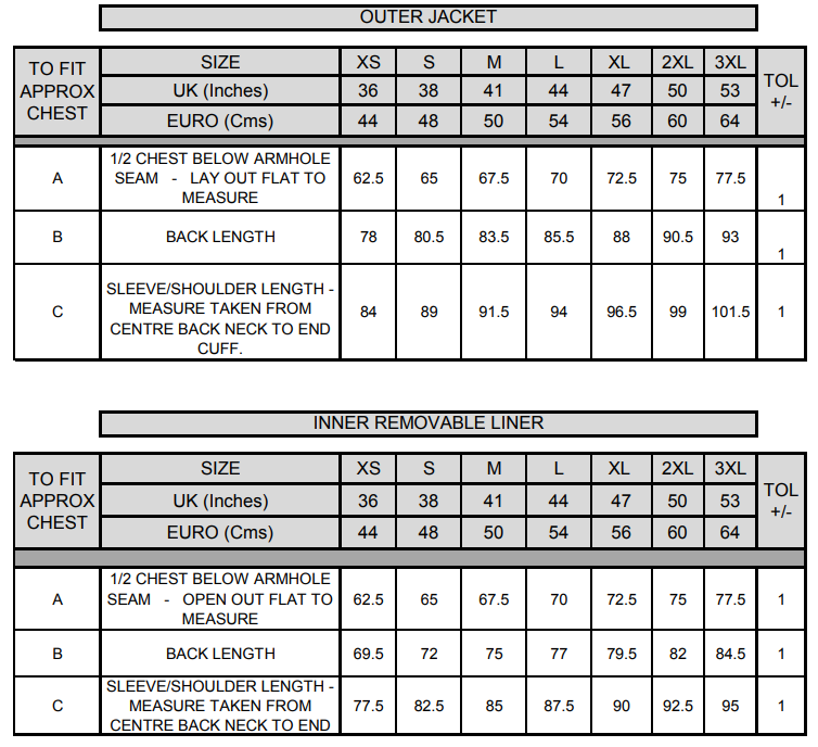 Size Guide