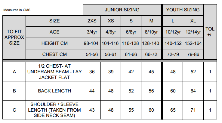 Size Guide