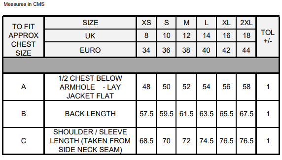 Size Guide