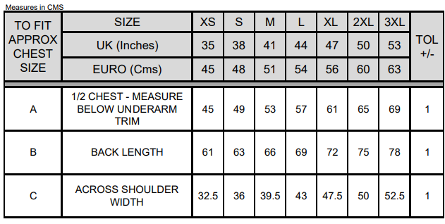 Size Guide