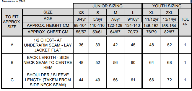 Size Guide