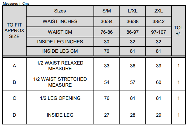 Size Guide