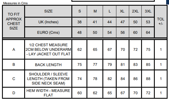 Size Guide