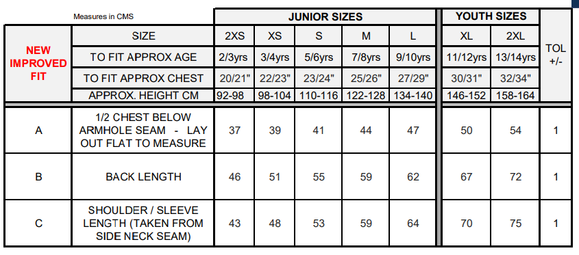 Size Guide