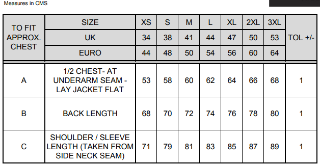 Size Guide