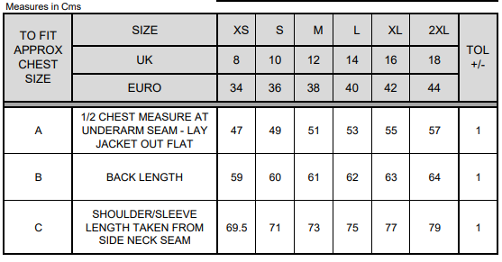 Size Guide