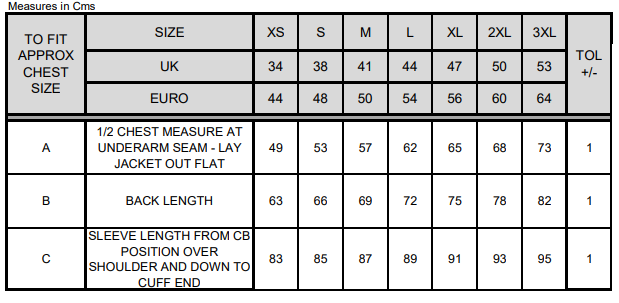 Size Guide