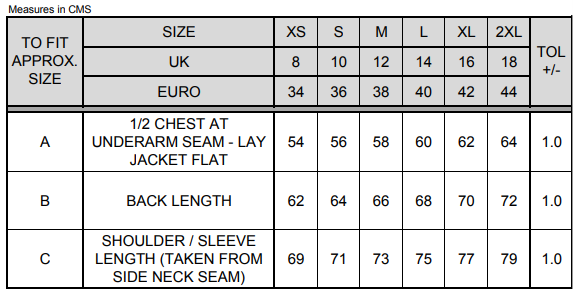 Size Guide
