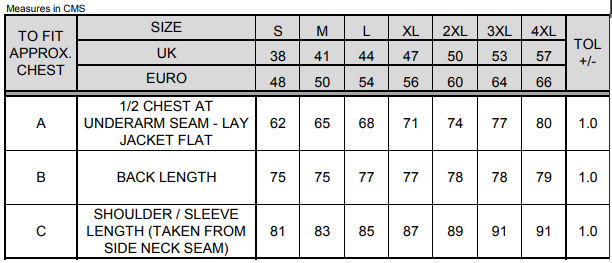 Size Guide