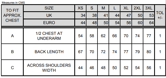 Size Guide