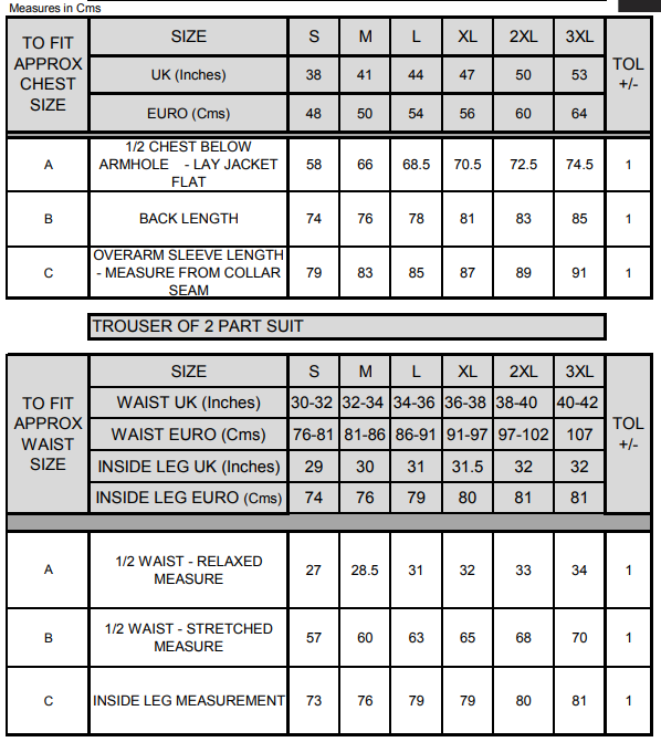 Size Guide
