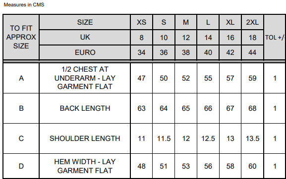 Size Guide