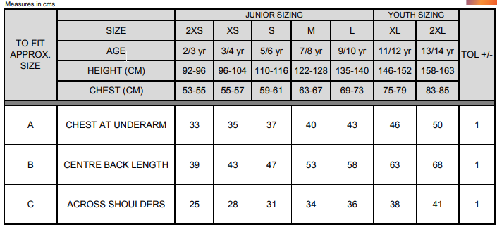 Size Guide