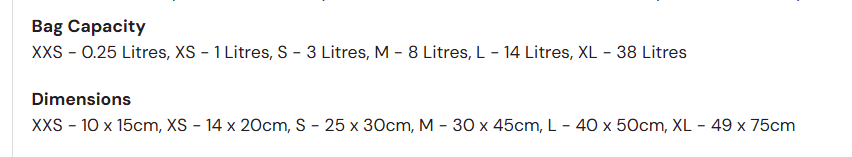 Size Guide