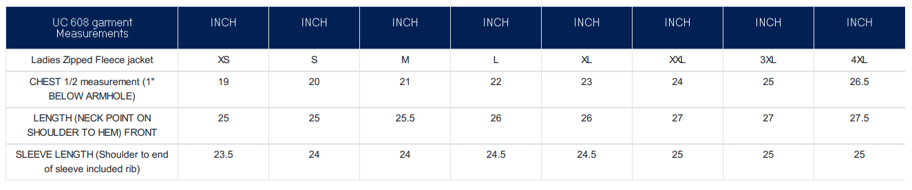 Size Guide