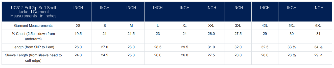Size Guide