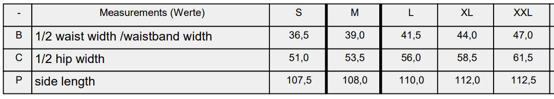 Size Guide
