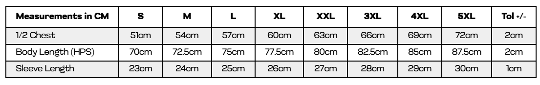Size Guide