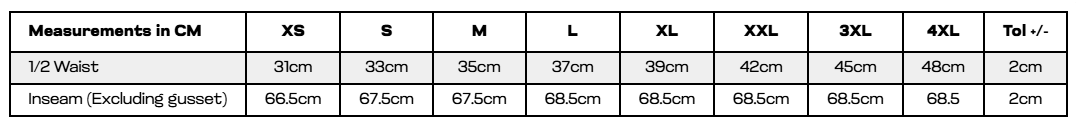 Size Guide