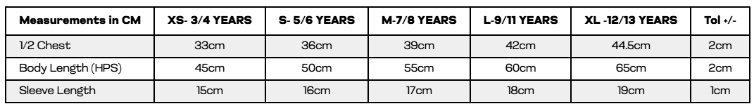 Size Guide