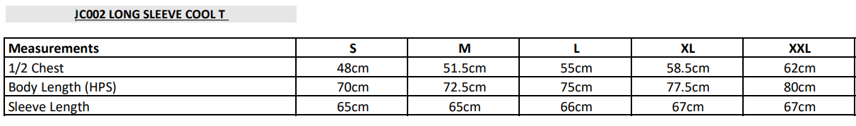 Size Guide