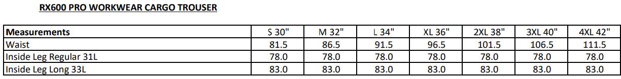 Size Guide