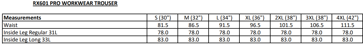 Size Guide
