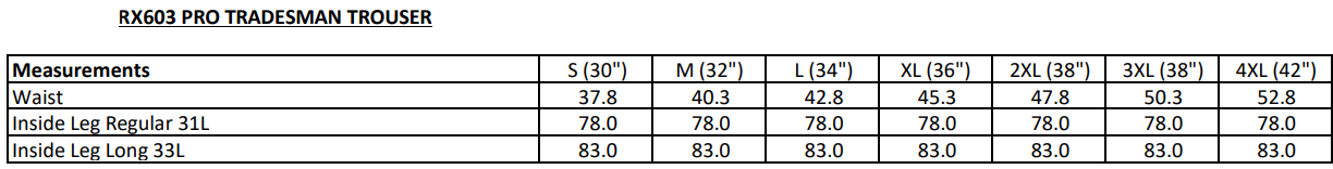 Size Guide
