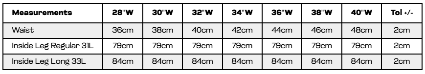 Size Guide