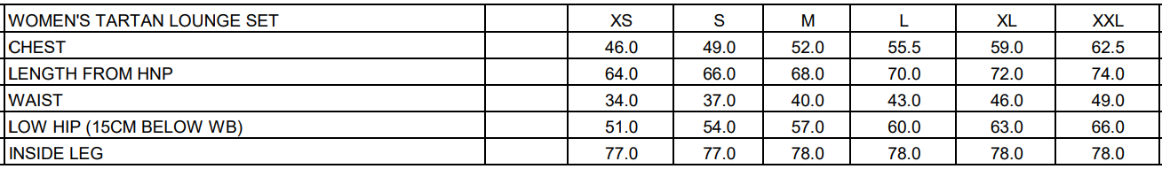 Size Guide