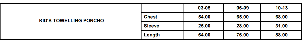 Size Guide