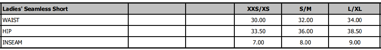 Size Guide