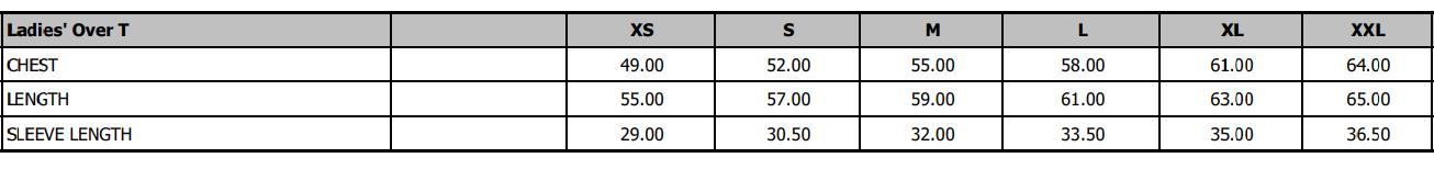 Size Guide