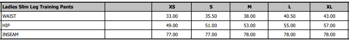 Size Guide