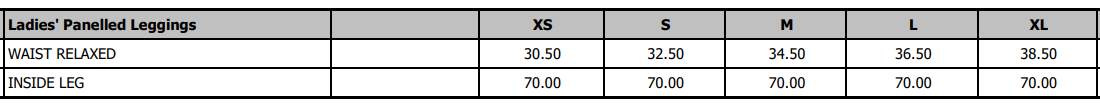Size Guide