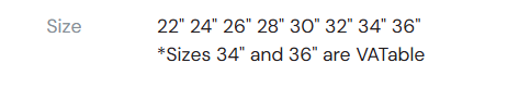 Size Guide