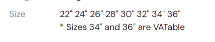 Size Guide
