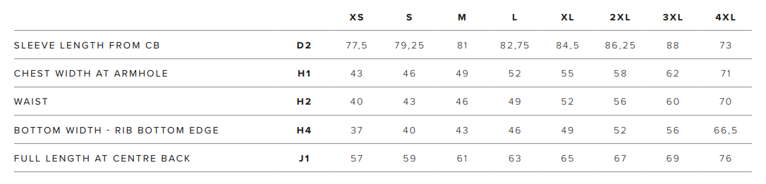 Size Guide