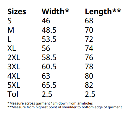 Size Guide