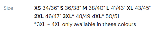 Size Guide