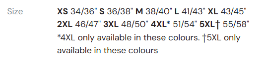 Size Guide