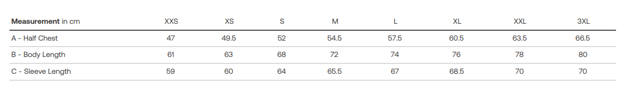 Size Guide
