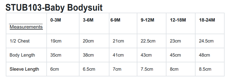 Size Guide