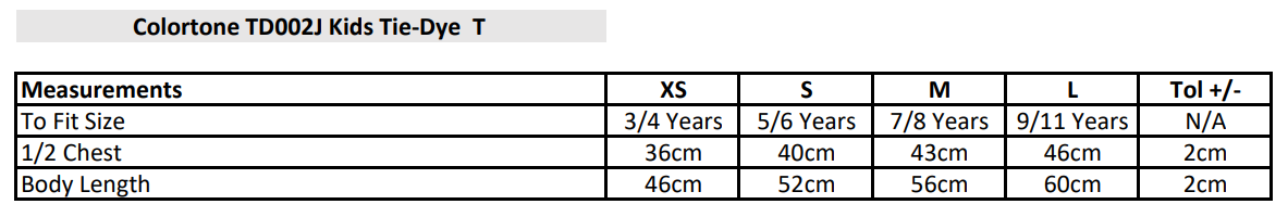 Size Guide