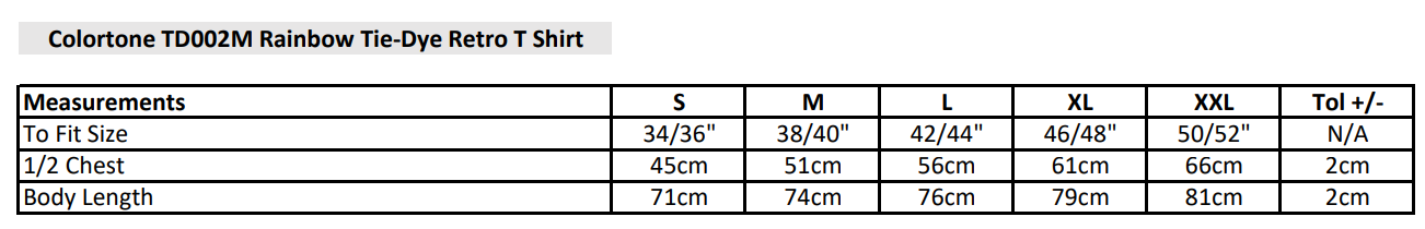 Size Guide